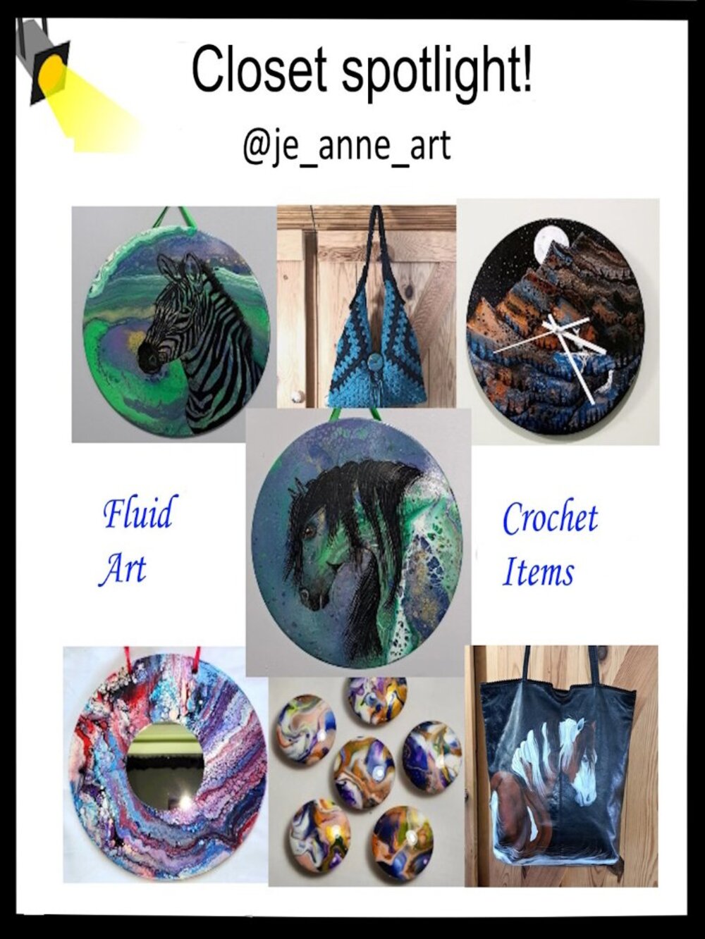 Check out @je_anne_art for Colorful Fluid Art Wall Art Clock Pen Ink Prints more